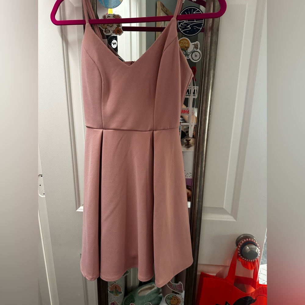 Woman's Pink semi formal dress